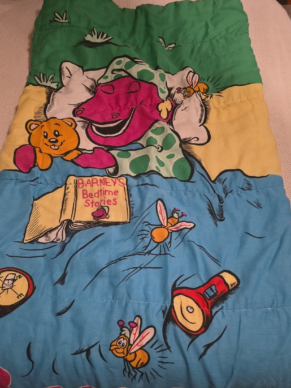 Vintage Barney Sleeping Bag
